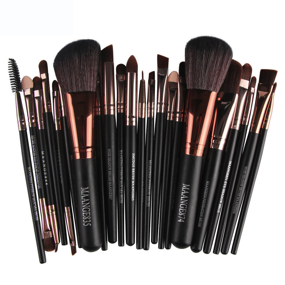 22pcs Cosmetic Makeup Brush Blusher Eye Shadow Brushes Set Kit