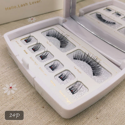 TG 8pcs 3D Magnetic Eyelashes Extension Box