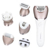 Kemei-8001 Rechargeable Electric Epilator 5 In 1 - benz-mercato